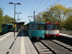 Die Endstation Preungesheim nach dem Umbau 2015