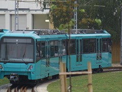 Der neue Stadtbahnwagen vom Typ U-5 25  im Bombardier Werk in Bautzen