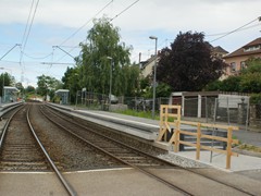 Auch die Bahnsteige der Station Niederursel wurden verlängert