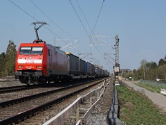 152 020-4 bei Frankfurt Ginnheim auf der Main-Weser Bahn Richtung Frankfurt-West