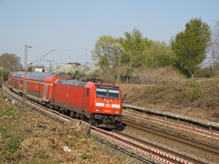 146 253 mit Dstos im Schlebpp,- auf der Main-Weser Bahn bei Eschersheim