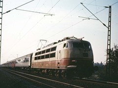 E103 mit D-Zug