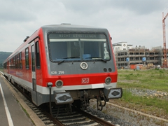 VT 628 256 in Bad Mergentheim
