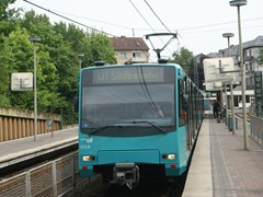 Und in Ginnheim ist fr die Stadtbahn noch Endstation