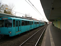 Wegen Bauarbeiten fuhr die Lnie U3 ausnahmsweise zur Rmerstadt.