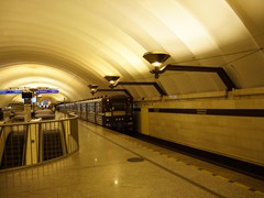 Richtung Shushary geht es eine Etage ttiefer