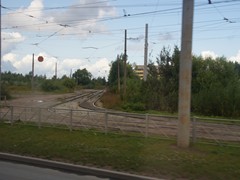 Abzweig zum Electro Mechanical Plant. Die Linie 41 endet dort.