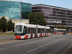 Am Viru väljak, dem Knoten des Netzes.