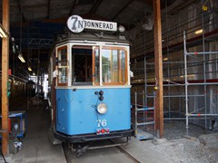 Wagen 76 der Baureihe A1 im Depot Alkärrshallen