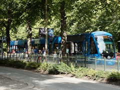 CAF Urbos A35 Wagen 461 hat sich auf Linie 7 verirrt