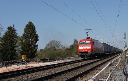 Bautätigkeiten sind auf der Trasse noch nicht zu sehen