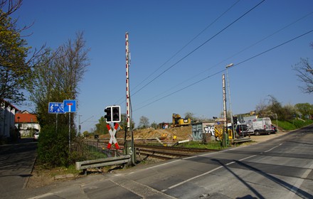 Hier wieder die Bautätigkeiten auf der anderen Seite.