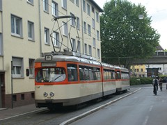 Der Museums Mm verlässt den Westbahnhof