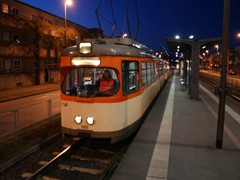 Der Museums Mm 2013 bei Nacht an der Heerstraße