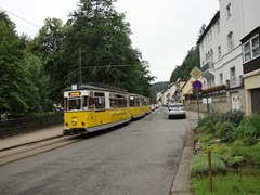 In rechter Seitenlage liegt das Gleis