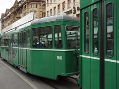 Der Beiwagen in der Mitte