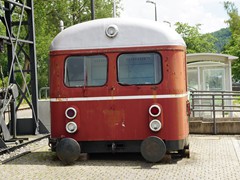 Diesen Triebwagenkopf hat das Museum noch zu bieten.