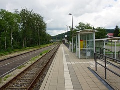 Von Osten her ist Blumhaus-Zollhaus mit dem planmäßig verkehrenden Ringzug erreichbar