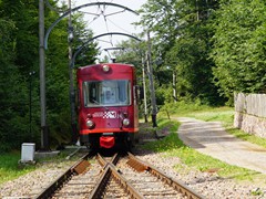 Der Kreuzungsbahnhof "Lichtenstern" ist ereicht.