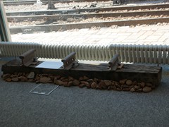 ...und die drei Schienenprofile der Bahn.