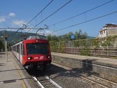 Aus Richtung Sorrento nach Napoli