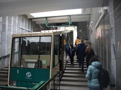 Kabine in der Talstation