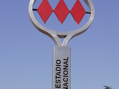 Am "Estadion Nacional" das während des putsches traurige Berühmtheit erlangte...