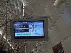 Sehr gute Anzeigen am Bahnsteig