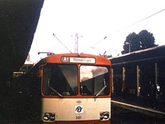 Eine der ersten Erweiterungen war die Verlängerung über das Nordwestzentrum hinaus zur Station "Römerstadt".