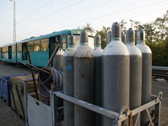 "Es ist angerichtet". Leider bleiben die Käufer aus.