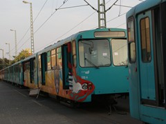 Selbst der Mittelwagen des "Hessentag Express" wurde Opfer des Schneidbrenners.