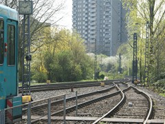 Das Gleisvorfeld in Preungesheim