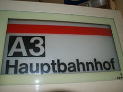 Rot die Linien A1 und A3