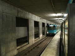 Die Wendeanlage der D-Strecke an der Bockenheimer Warte