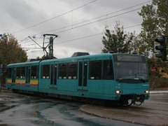 Die Kreuzung Heerstraße vor dem Umbau.