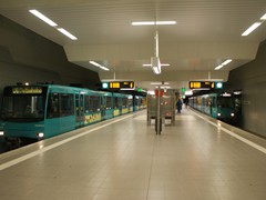 U-4 Wagen auf Sonderfahrt am Ostbahnhof