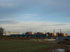 Als Drilling auf der Linie U8