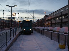 Eingeschneit an der Heerstraße