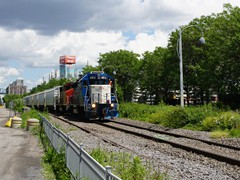 Hier kommt ein Getreidezug