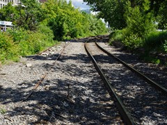 Auch hier in Montreal am Quai vermutet man keinen oder eher seltetnen Verkehr.
