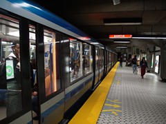 Die Züge sind durchgehend begehbar