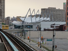 Blick von der Station Fort/Cass Richtung der Station Michigan