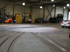 Die Drehscheibe im Betriebshof