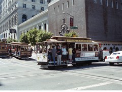 Wie die Kreuzung Powell / California