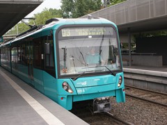 In Heddernheim ist die letzte gemeinsame Station der A-Linien. Die U3 (A3 / 23) fährt via Wiesenau - Niederursel - Oberursel zur Hohemark