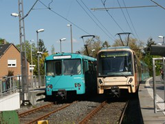 Beide Gleise in Gonzenheim belegt.