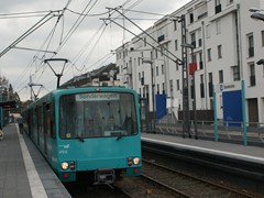 Nach der Gabelung in Heddrnheim geht es via Sandelmühle....