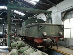 2011 steht die Akku Lok 2020 abgestellt im Depot Bommersheim.