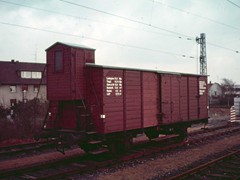 Einer der wenigen Güterwagen die der Stadtwerke Frankfurt am Main gehörten