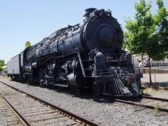 Santa Fe 2-10-4 5021 built by Baldwin in 1944